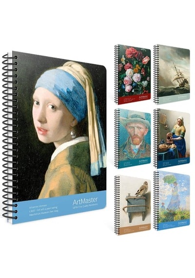 Gıpta Art Master A6 80 Yp. Düz Spr. Karton Kapak Defter 6091- 1 Adet Çeşitli Renk Ve Desen