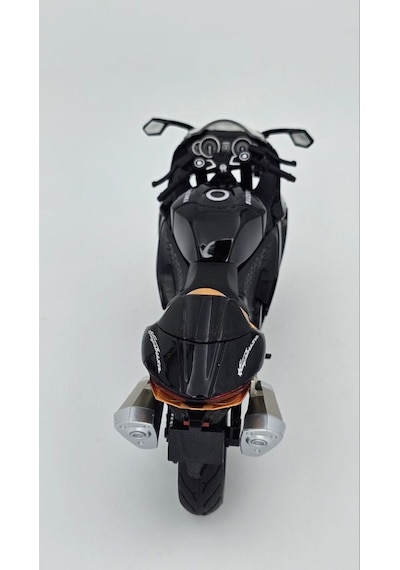 Suzuki Hayabusa 1:12 Diecast Motosiklet - Siyah Gold Detaylı Koleksiyon