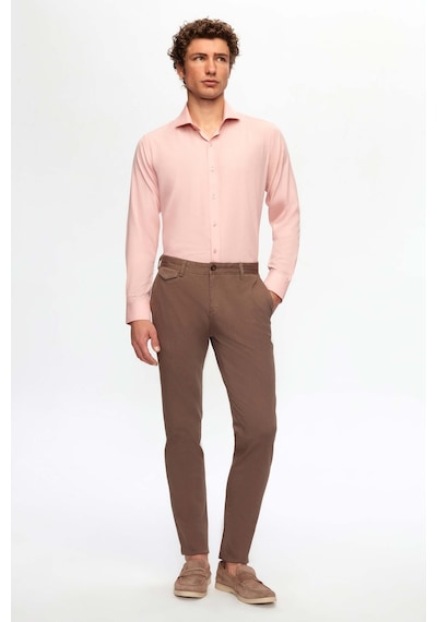 D'S Damat Ds Damat Slim Fit Gül Kurusu Klasik Kravatlık Uzun Kol Kolay Ütülenebilir Gömlek 2hf02ort5185 Gül Kurusu