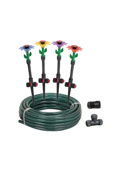 Eden 97065 Flex Tasarım Daisey Yer Üstü Sulama Bahçe Yağmurlama Sistemi, Kendin Yap Bitki Sulama Seti Sku: Mır8690010019028