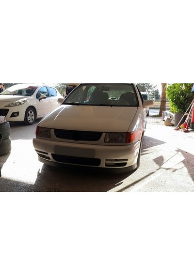 Volkswagen Polo Mk2 Uyumlu Body Kit Ön Tampon Eki Kırılmaz Yumuşak Lip Mat Siyah
