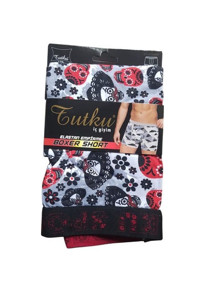 Tutku Erkek Elas Emp Spor Boxer 6'lı Kombin Kombin