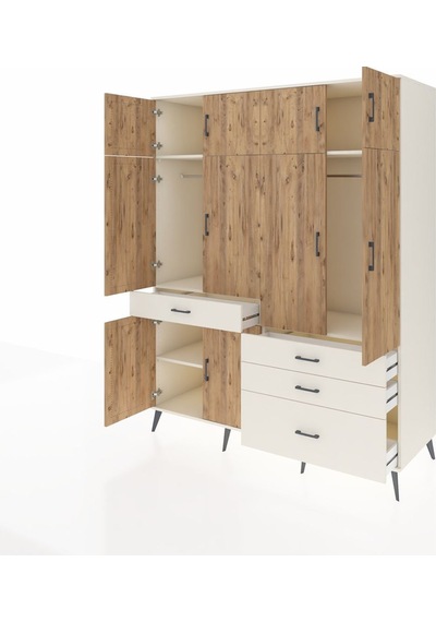 Kronos Gardrop 5 Raflı 4 Çekmeceli 2 Askılı 176x59x221 Aytaşı-çam/aytaşı Çam/aytaşı Kronos Gardrop 5 Raflı 4 Çekmeceli 2 Askılı 176x59x221 Aytaşı-çam/aytaşı Çam/aytaşı