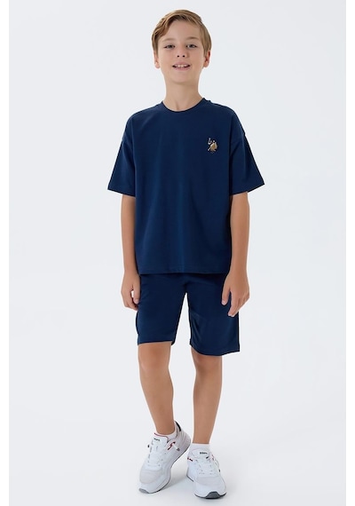 U.S. Polo Assn. U.s. Polo Assn Erkek Çocuk 2 Li Bermuda T-şhirt Takım Lacivert-2319 Lacivert