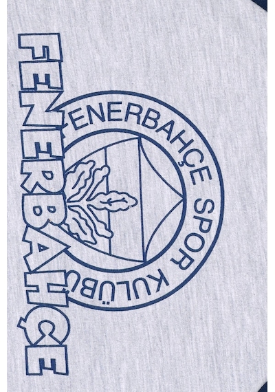 Fenerium Fenerbahçe Fb Logo Sarı-lacivert Bebek Sweat Hediyelik Ahşap Kutulu Gri