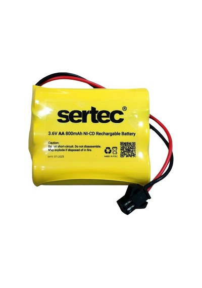 Sertec 3.6v 3s1p Aa 800 Mah Kablo + Siyah Konnektörlü Oyuncak Pili Evimdeyokyok