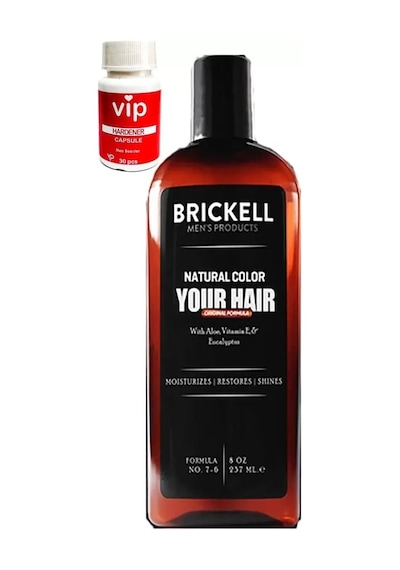 Hubrendy Sh Brickell Erkeklere Saçsakal Beyazlıkgiderici 237 Ml Şampuan + Vip Performans30 Lu