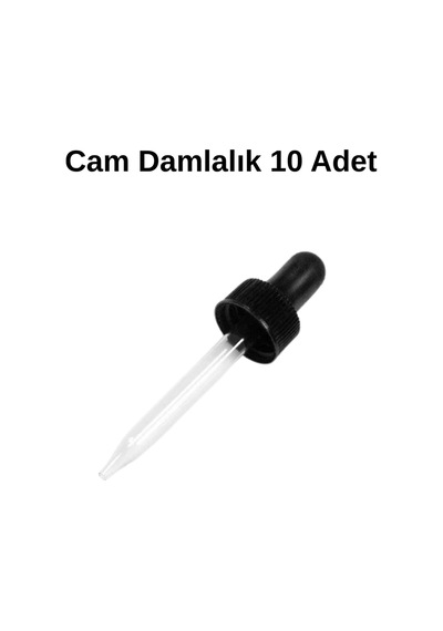 10 Adet Cam Damlalık 50cc Diğer