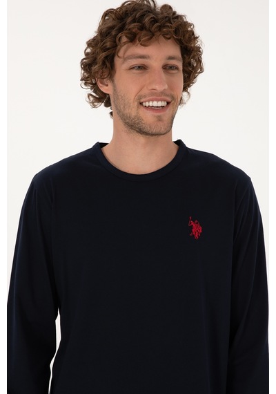 U.s. Polo Assn. Erkek Lacivert Pijama Takım 50318602-vr033 Lacivert