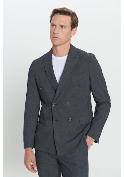 Altınyıldız Collectıon Erkek Antrasıt Slim Fit Kırlangıç Yaka Gofre Desenli Kruvaze Takım Elbise Antrasit Altınyıldız Collectıon Erkek Antrasıt Slim Fit Kırlangıç Yaka Gofre Desenli Kruvaze Takım Elbise Antrasit