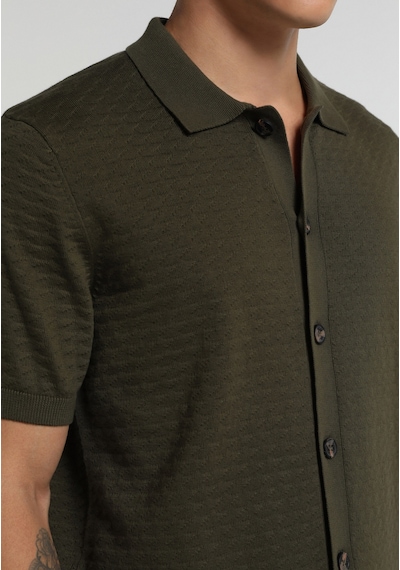 Colin's Colins Regular Fit Polo Yaka Jakarlı Erkek Yeşil Kısa Kol Kazak Cl1080523 Q1.v1 Grn Colin's Colins Regular Fit Polo Yaka Jakarlı Erkek Yeşil Kısa Kol Kazak Cl1080523 Q1.v1 Grn