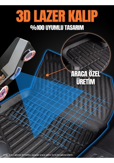 Seat Arona 3d Havuzlu Paspas 2017 2018 2019 2020 2021 2022 2023 2024 2025 2026 Model