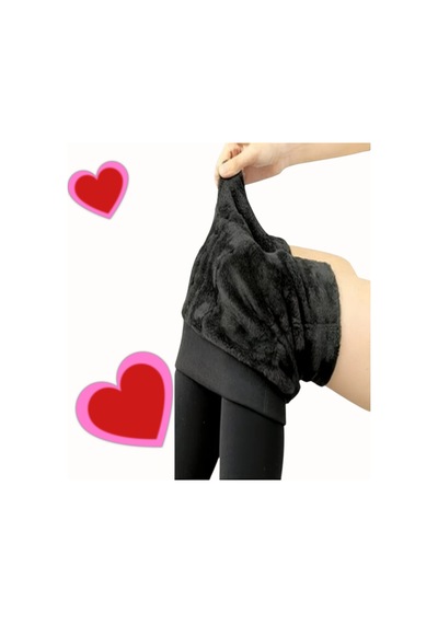 Organıcyou Guangzhou Peluş Polar Pamuklu Kumaş Termal Tayt Beden: L/xl Siyah Siyah L/xl