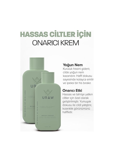 Uraw Meyan Cilt Problemleri Karşıtı Onarıcı ve Nemlendirici Krem 100 ML