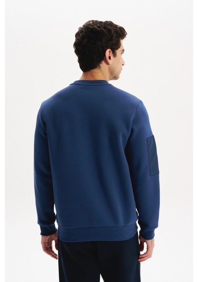AR-MA Arma Erkek Regular Fit Basic 3 İplik Şardonlu Bisiklet Yaka Sweatshirt Pamuk Polyester Karışımlı K30124603302 İndigo-i1 AR-MA Arma Erkek Regular Fit Basic 3 İplik Şardonlu Bisiklet Yaka Sweatshirt Pamuk Polyester Karışımlı K30124603302 İndigo-i1