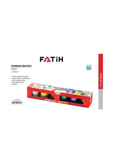 Fatih Parmak Boya 6 Renk 6x25 ML