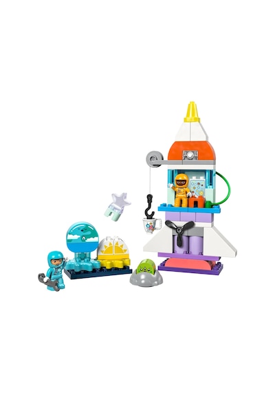LEGO® DUPLO® 3’ü 1 Arada Uzay Mekiği Macerası 10422 3+ Eğitici Oyuncak Yapım Seti - 58 Parça