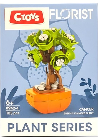 Ctoys Florist Burçlar Saksılı Bitki Yapım Seti Cancer 8942 4