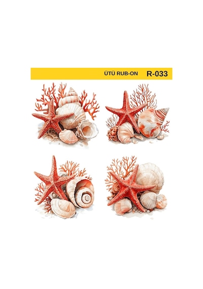 Ütü İle Rub On Transfer Kağıdı R-033 30x30 Cm