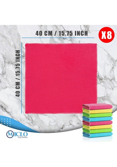 Mikrofiber Temizlik Bezi Klasik Serii 250 Gsm Banyo, Mutfak Bezi Bulaşık Kurulama Bez Çok Renkli