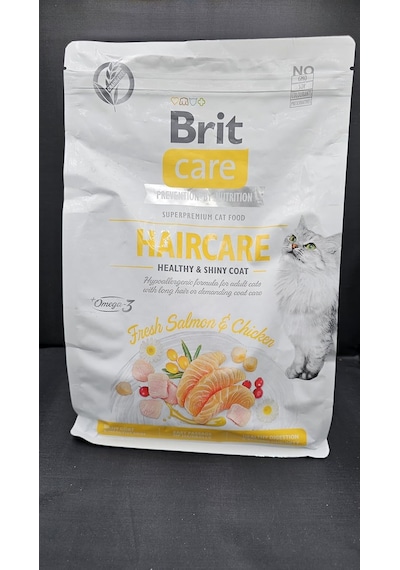 Care Haircare Healthy & Shiny Coat, Yetişkin Kediler İçin, Tahılsız, Hipoalerjenik, Taze Somon Etli Ve Tavuk Etli K