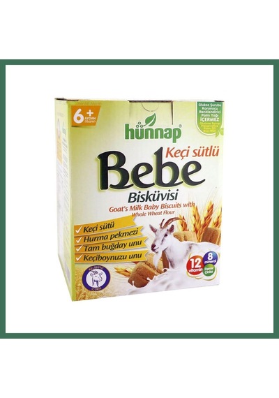 Keçisütlü Vitaminli Bebe Bisküvisi 400 Gr -Bss