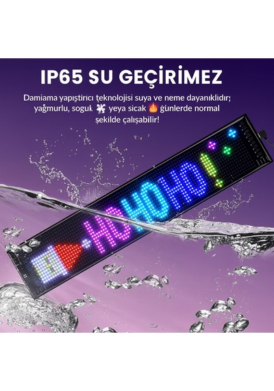 Programlanabilir Led İşaretler İç Mekan İçin Mesaj Kaydırma 60cm