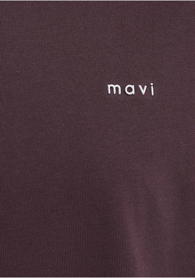 Mavi - Mavi Logo Baskılı Bordo Tişört 1613984-70223 Mavi - Mavi Logo Baskılı Bordo Tişört 1613984-70223