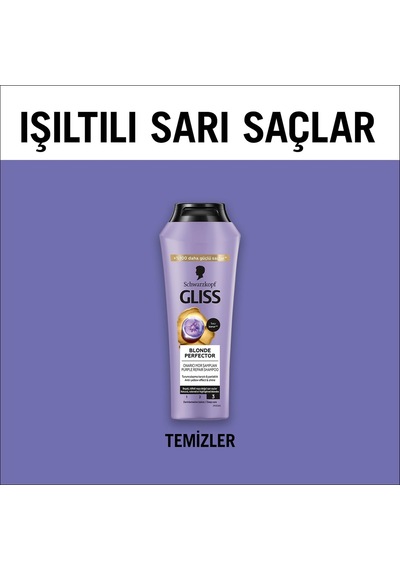 Blonde Perfector Turunculaşma Karşıtı Onarıcı Şampuan Peptit Ve Yaban Mersini Özü İle 250 Ml