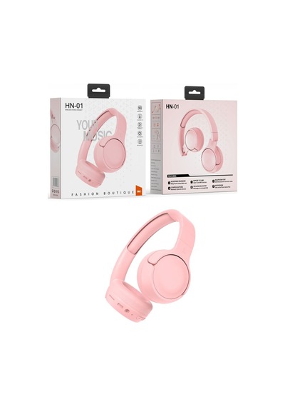 Ergonomik Tasarım Kablosuz Bluetooth Mikrofonlu Aux Kablolu Spor Kulaklık Sd Kartlı Pembe - 861188739