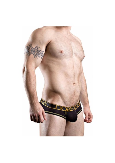Doreanse 1325 Erkek Modal Torbalı Mini Paça Siyah Boxer