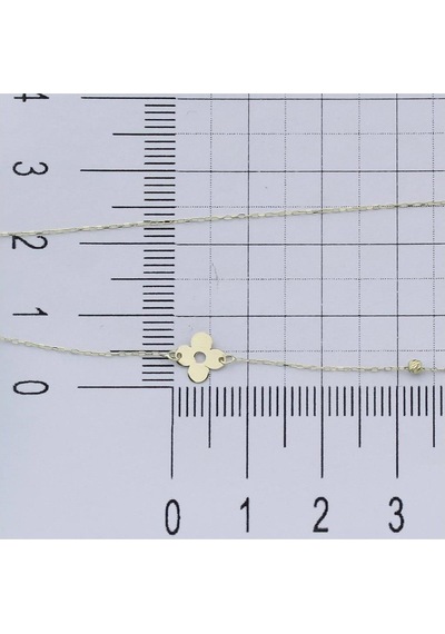 14k Altın Dorikalı Çiçek Kolye 4n37015 Sarı