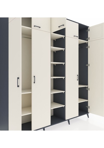 Hyperion Dolap 12 Raflı 9 Kapaklı 2 Askılı 220x44x243 Antrasit-aytaşı/aytaşı Aytası/aytası Hyperion Dolap 12 Raflı 9 Kapaklı 2 Askılı 220x44x243 Antrasit-aytaşı/aytaşı Aytası/aytası
