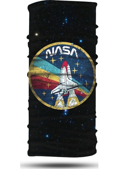 Dair Nasa Desenli Motosiklet Bandana Boyunluk Outdoor Balaklava