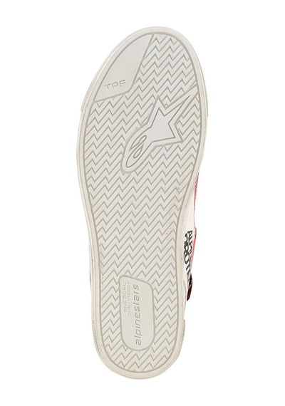 Alpinestars Stated Flair Korumalı Motosiklet Botu Beyaz Kırmızı Beyaz / Kırmızı