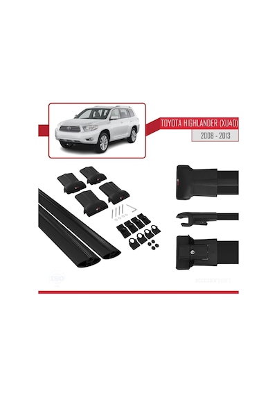 Toyota Highlander Xu40 2008-2013 Arası İle Uyumlu Fly Model Ara