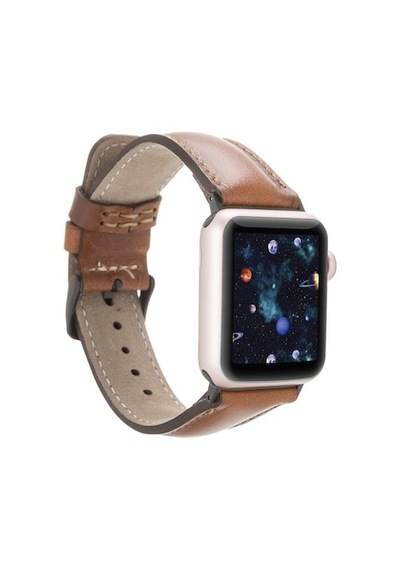 Bouletta Apple Watch Uyumlu Deri Kordon 38-40-41Mm Rtst2Ef Taba