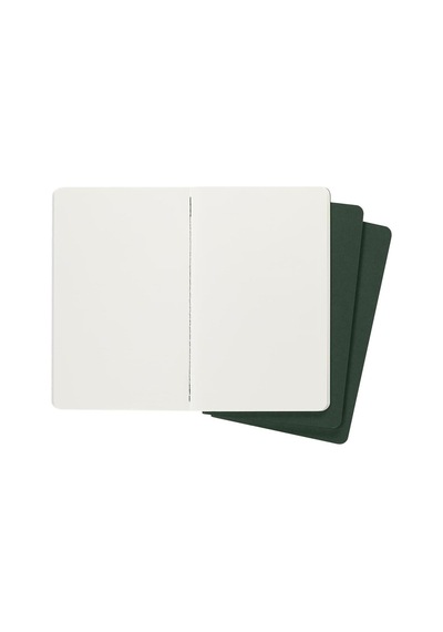 Moleskine Çizgisiz Cahier Not Defteri 3'lü Set L Boy Mersin Yeşili Yeşil