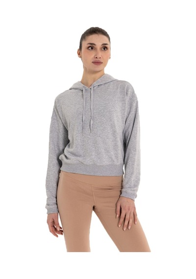 Inguz Kapüşonlu Hoodie Gri