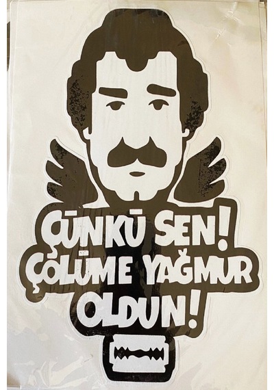 Müslüm Gürses Tasarım Oto Özel Yeni Sticker Siyah