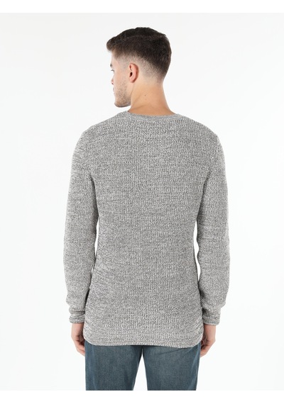 Colin's Slim Fit Bisiklet Yaka Dar Kesim Bej Erkek Kazak CL1059927_Q1.V1_BEI Bej