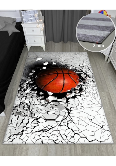 Basket Çocuk Halısı Çok Renkli