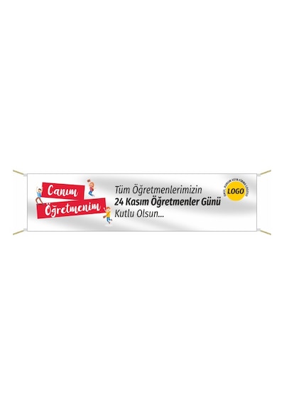Öğretmenler Günü Pankart 1 Tek Ebat