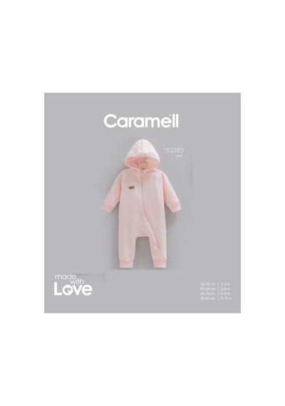 Caramell Barbosa 3 İplik Şardonlu Kapüşonlu Şık Kız Bebek Tulum 1-3 Ay/3-6 Ay/ 6-9 Ay/ 9-12 Ay Pembe Caramell Barbosa 3 İplik Şardonlu Kapüşonlu Şık Kız Bebek Tulum 1-3 Ay/3-6 Ay/ 6-9 Ay/ 9-12 Ay Pembe