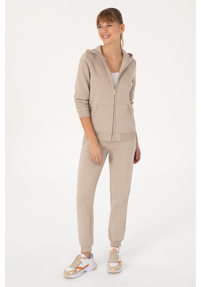 U.S. Polo Assn. Kadın Taş Şardonlu Jogger Örme Pantolon 50319079-VR049