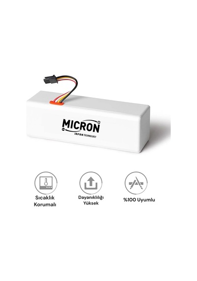 Micron Xiaomi Mi Vacuum Mop 2iN1 Xiaomi 1C STYTJ01ZHM Robot Süpürge Pili