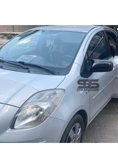 Toyota Corolla 2002-2010 Uyumlu Sinyalsiz Batman Yarasa Ayna Kapağı Piano Black Abs Plastik