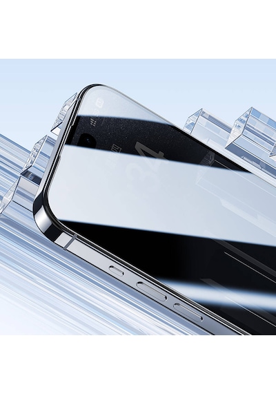 Apple Uyumlu   iPhone 16 Pro Max Benks Ultra Shield 0.3mm Ekran Koruyucu Uygulama Aparatlı
