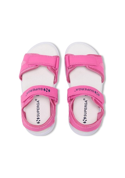 Superga 3999 Kids Faux Nubuck Mesh Çocuk Unisex Pembe Sandalet Pembe-370