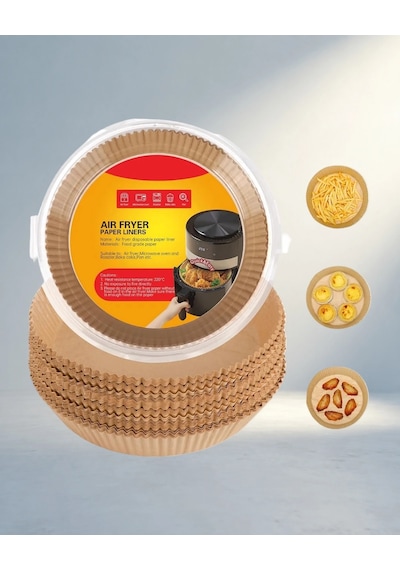 Yağ Geçirmez Airfryer Kağıdı 100 Lü Pişirme Seti
